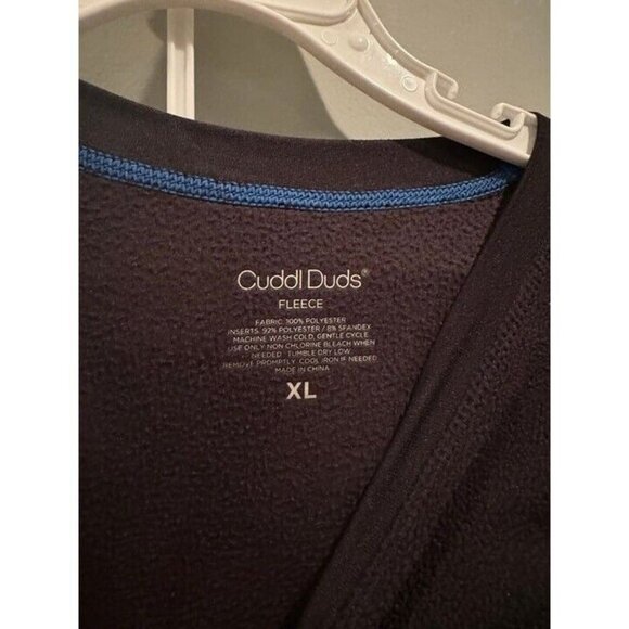 CuddlDuds Fleece Under Layer Black Set Top Bottom Boys XL - Picture 2 of 11